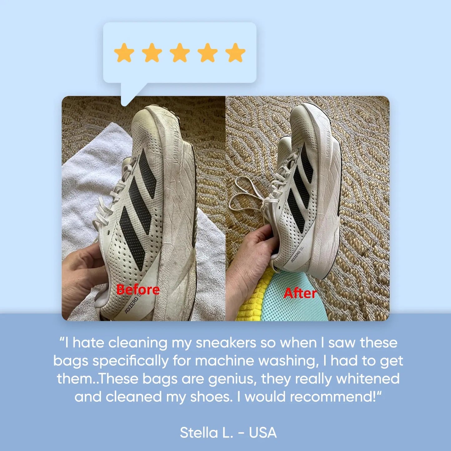 Sprintwash - laundry shoe bag